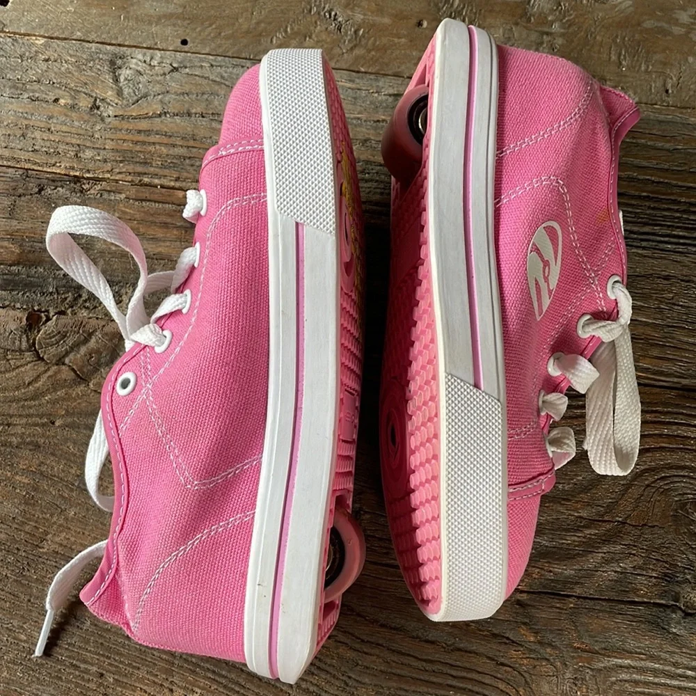 Heelys pink canvas sneakers‎ EUC size 2